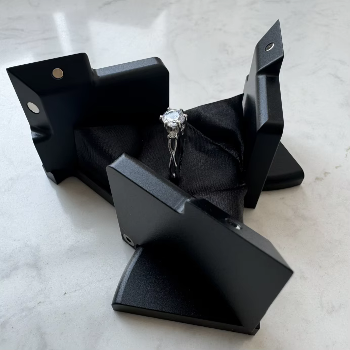 Kinetic Cube Ring Box